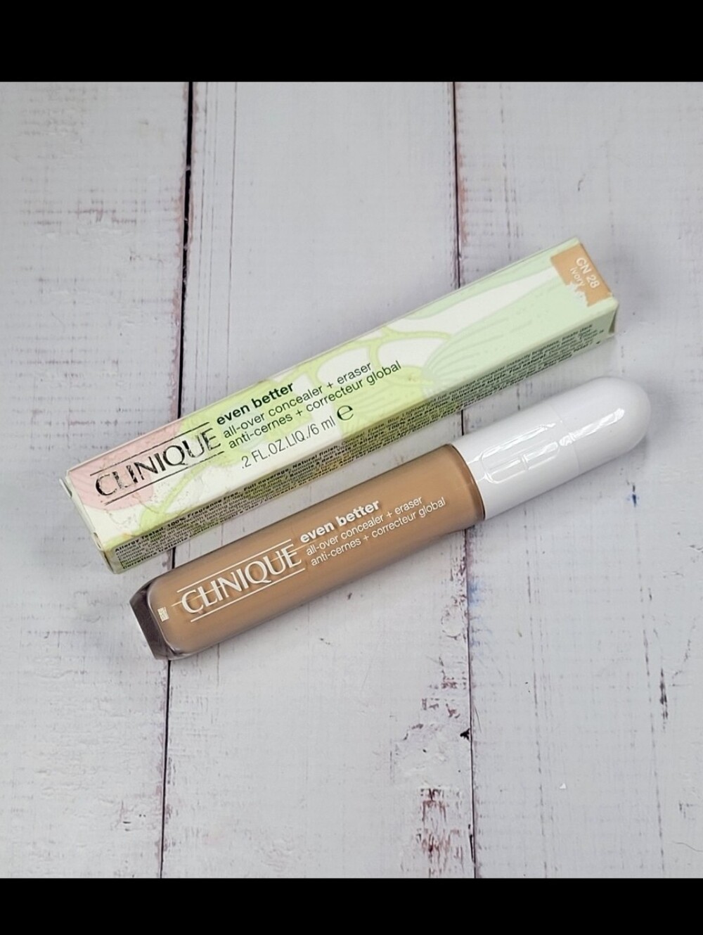 Clinique Even Better All-Over Concealer + Eraser in CN 28 Ivory BNIB